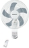 S Smart Wall Fan with Remote Control, 18 Inch, White x Grey - SWF181R