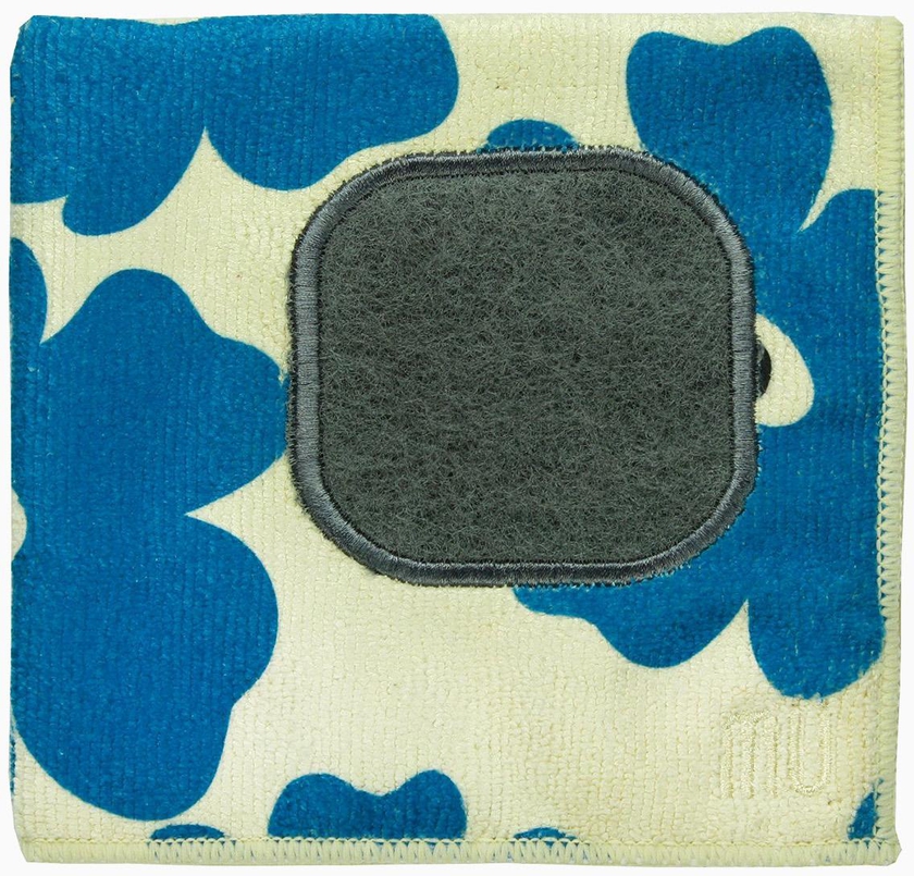Mukitchen Mumodern Blue Poppy Microfiber Dishcloth