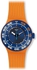 Swatch No Silicone Blue dial Watch for Men's SUUO100
