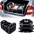 Foldable Car Organizer Divided Into Three Sections To Coordinate The Items