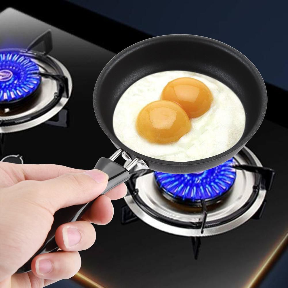 Mini Frying Pan Poached Egg Household Portable Small Kitchen Cooker Mini Frying Pan For Home Breakfast Tool 1 Piece