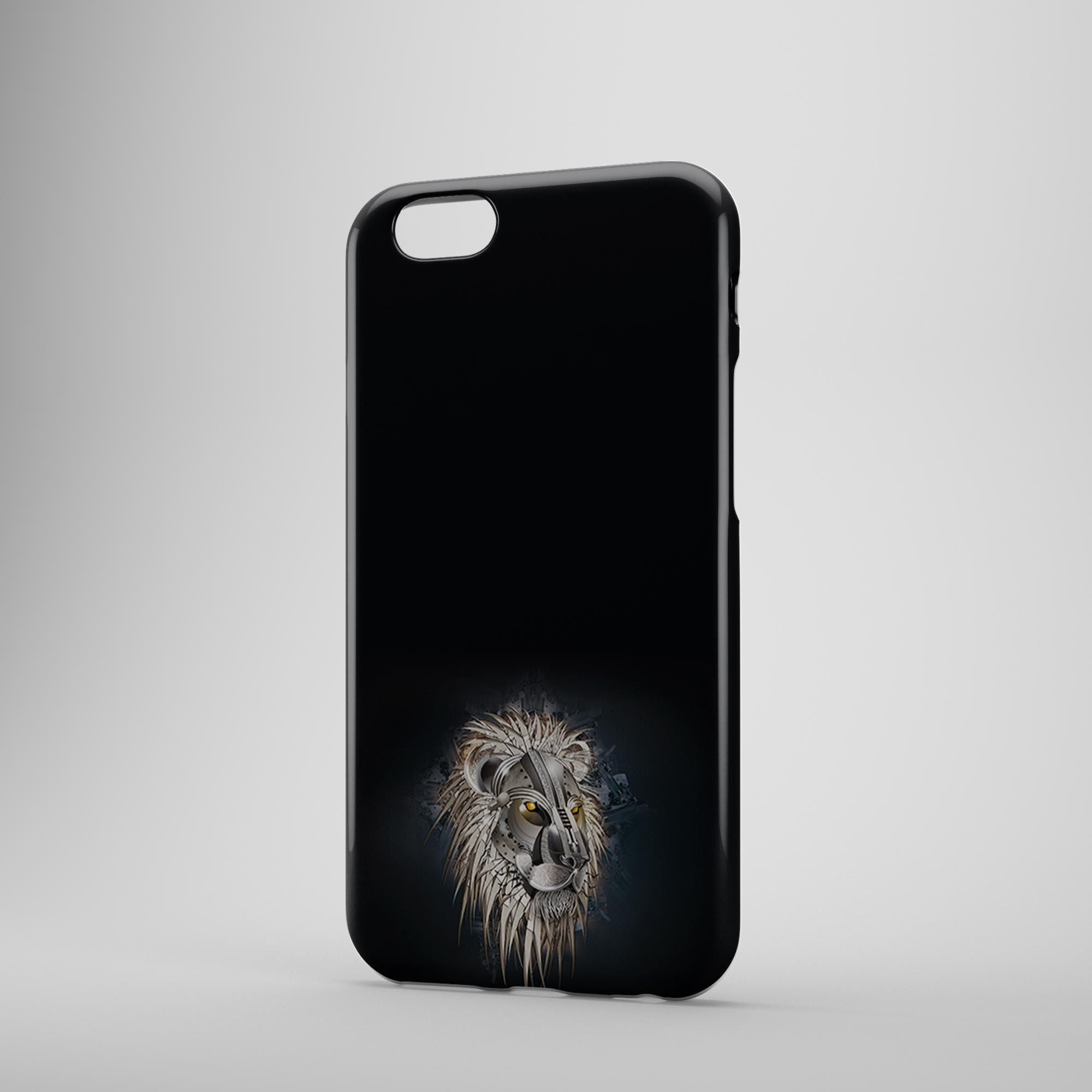 AfricanGolden Eyes Black Dark Lion Phone Case Cover for iPhone 7 Plus