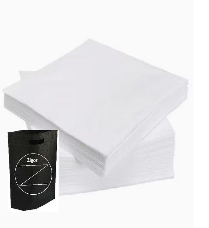 100-Piece Paper Napkin Set White + Zigor Special Bag