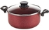 Tramontina Paris Line Red 9 Piece Cookware Set | Large Non-stick Stock Pot, Casserole Pot, Sauce Pan, Frying Pan, Milk Boiler.