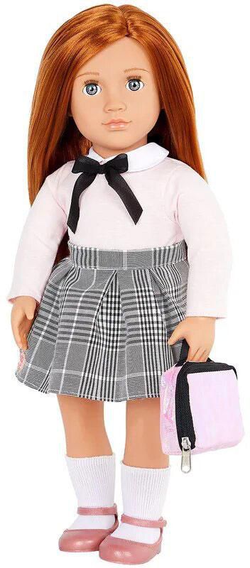 Our Generation Carly with School Lunch Bag 18″ Fashion Doll