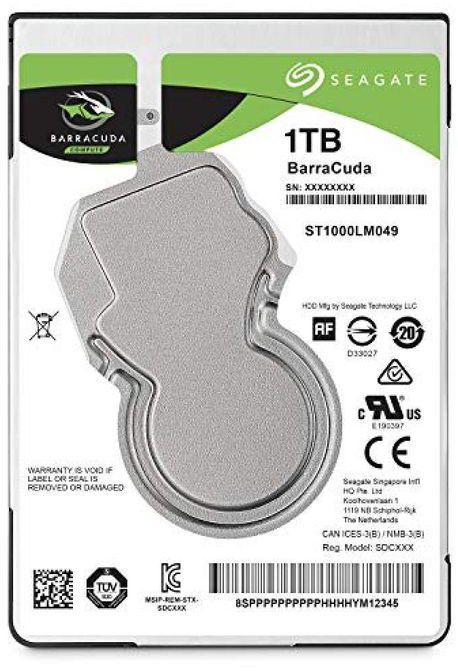 Seagate 2.5" 1TB Internal hard disk HDD For notebook PC 6Gb / s 128MB 7200rpm Product ST1000LM049