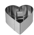 Kokobuy Heart Shaped DIY Stainless Steel Small Mousse Ring Lamy Cheese Cake Mold