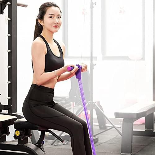 Two year warranty 2022 multi function fitness tension rope muscle training resistance band latex pedal exerciser sit up premium tension rope home-465520