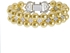Angie Jewels &amp; Co. Crossly Golden Swarovski Crystal Pearl Bracelet