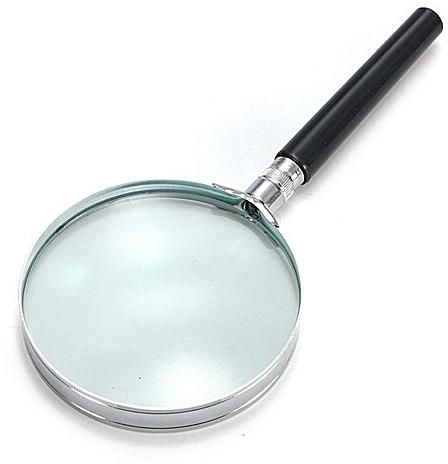 Portable 5X Handheld Handy Magnifier Magnifying Glass Lens Magnification 75mm