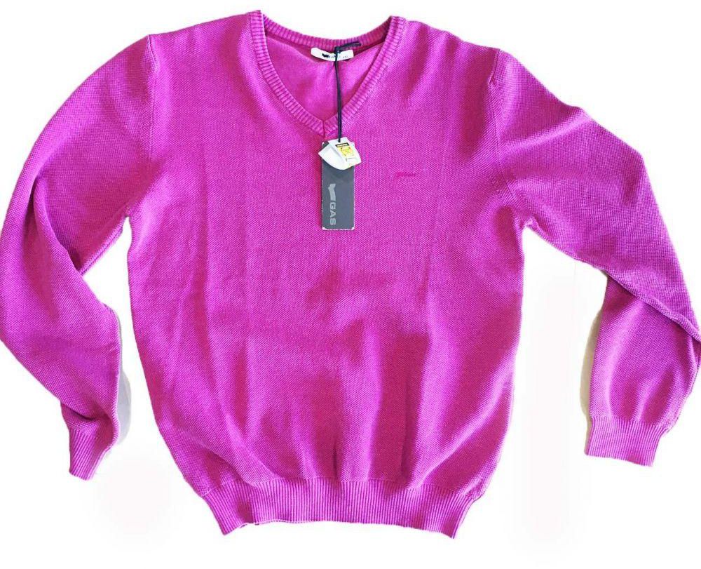 Sweater Knitwear For Men By Gas, Pink, Xl