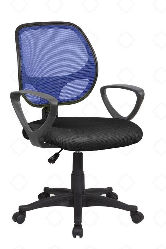 Sarcomisr كرسي مكتبي ازرق/اسود