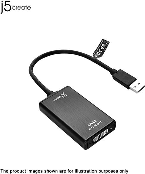 Ipohonline J5 Create USB 3.0 DVI Display Adapter (JUA330)