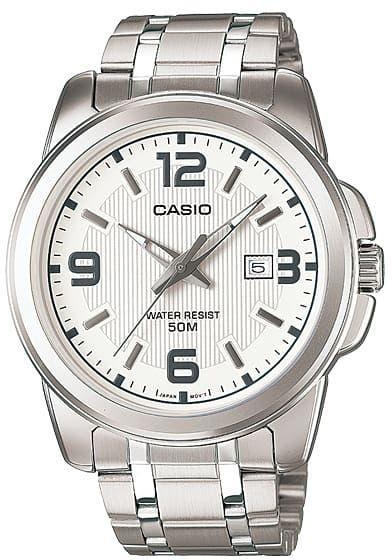 Get Casio MTP-1314D-7AVDF Analog Watch for Unisex, Stainless Steel Band - Silver with best offers | Raneen.com