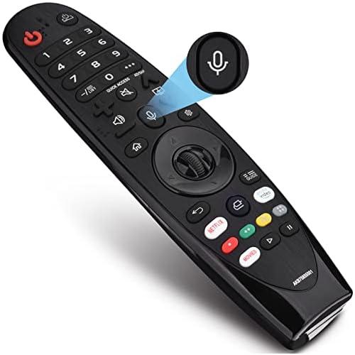 LG Magic Remote for Smart TV,KOOMOE Replacement Low Power Tech Remote Control,Only Compatible for AN-MR20GA,AN-MR19BA,with Voice and Pointer Function,Compatible for LG LED OLED LCD 4K UHD TV