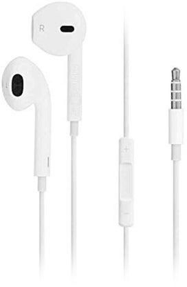 In Ear Wired Earphone With Mic For Apple iPhone 4/5/5S/6 White