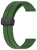 حزام سليكون 20 ملم مع إبزيم قابل للطي مغناطيسي لساعة Oraimo OSW16 الذكية - أخضر