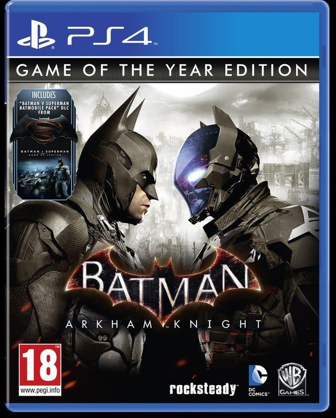 Batman Arkham Knights Game of the Year Edition for PlayStation 4