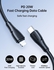 JOYROOM S-CL020A11 Surpass Series 20W Type-C To Lightning Fast Charging Data Cable - 3M - Black.