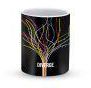 Stylizedd Mug - Premium 11oz Ceramic Designer Mug- Diverge Black