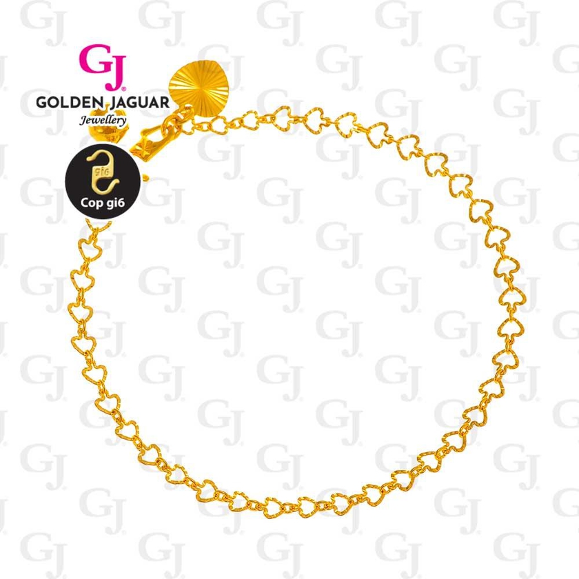 GJ Jewellery Emas Korea Bracelet - Love 2660417