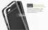 IPAKY PC Frame Bumper Silicone Back Cover Case For HUAWEI Honor 4X - Black