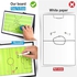 Football Coaching Board - Foldable Football Coaches Tactical Board, Portable Soccer Magnetic Tactics Strategy Notebook Football Coaching Clipboard, With Marker Pen