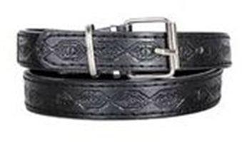 Malybiz Trendy Kids Leather Belt - Black