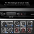 MARGOUN Cell Phone Holder Universal Car Phone Mount Auto Air Vent Gravity Car (BLACK)