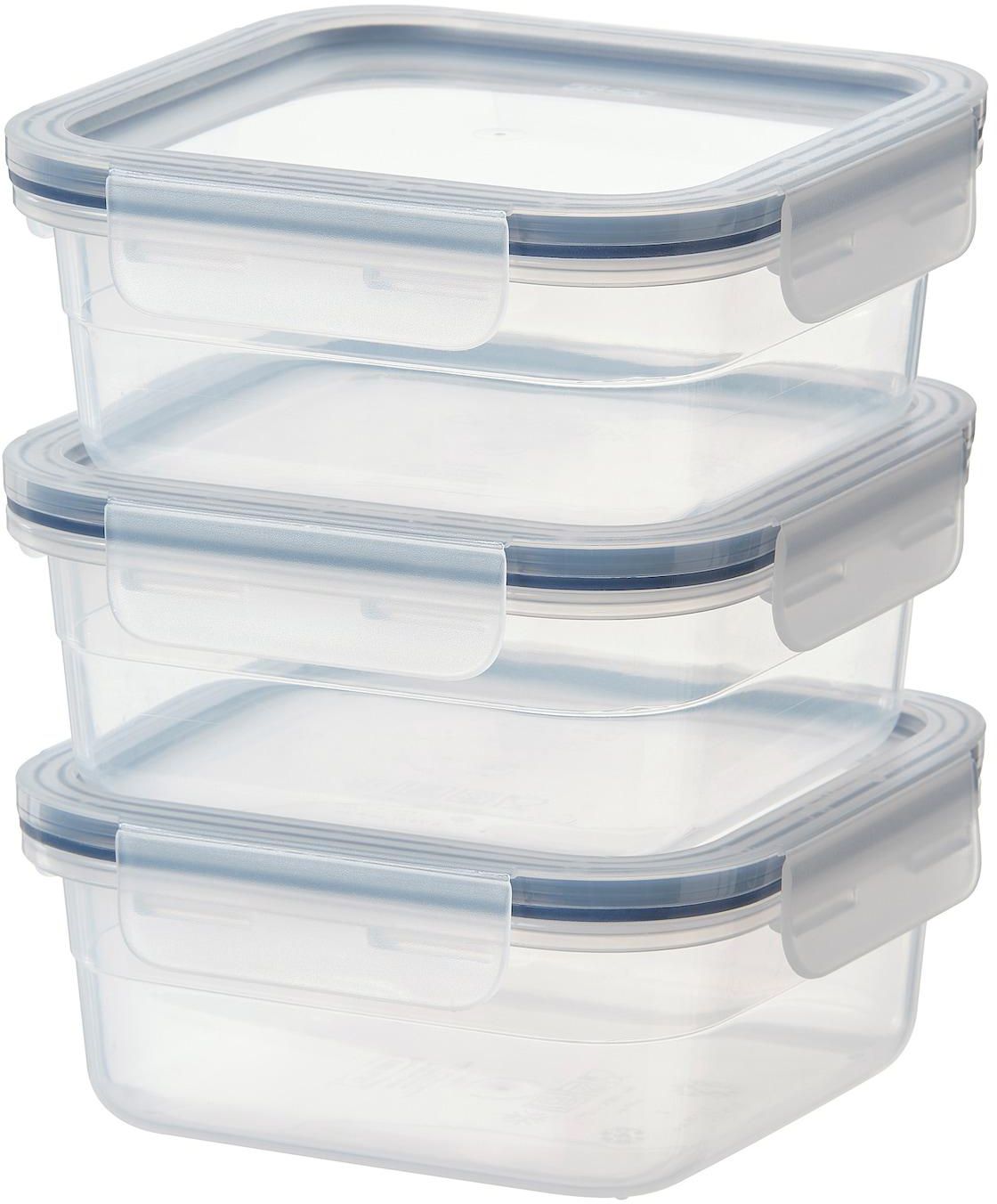 IKEA 365+ Food container - square/plastic 750 ml