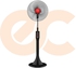 TORNADO Stand Fan 16 Inch With 4 Plastic Blades and 3 Speeds In Black Color Model EFS-111M - EHAB Center Home Appliances