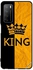 Protective Case Cover For Honor Play 4 King Black and Yellow
