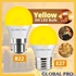 3W E27 / B22 Yellow LED Bulb Light Bulb Amber Bedroom Night Warm LEDs Hallway
