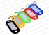 Partner Plastic Key Rings, 100/pack, Assorted Colors