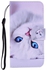 Generic White Cat Pattern Colored Drawing Horizontal Flip Leather Case For IPhone XR, With Holder & Card Slots & Wallet & Lanyard