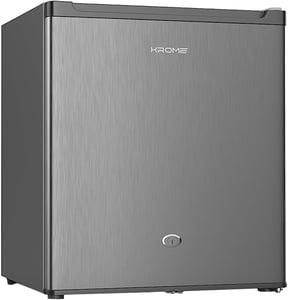 KROME 60L Single Door Refrigerator Silver - KR-RDC60H