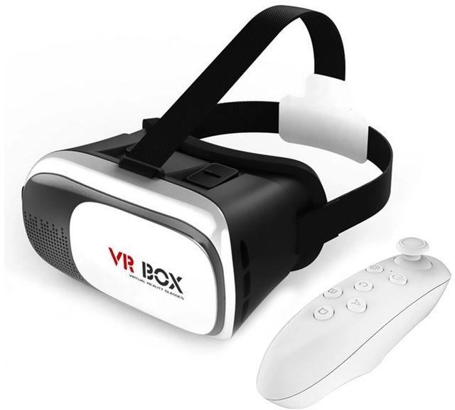 Generic VR Box 3D Virtual Reality Glasses for 4.7-inch to 6.0-inch Smartphones + Bluetooth Remote Controller