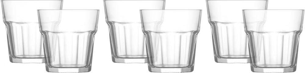 Lav ara233 Mug Set Medium Arasa- Glass, 6 Pieces