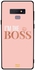 غطاء حماية واقٍ لهاتف سامسونج جالاكسي نوت 9 مطبوع عليه عبارة "I Am The Boss"