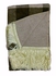 Double Face Solid & Plaid Check/Carreau/Stripe Pattern Wool Winter Scarf/Shawl/Wrap/Keffiyeh/Headscarf/Blanket For Men & Women - Large Size 50x190cm - P04 Greige / Dark Brown