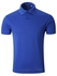 Men's Polo Shirt Turn Down Collar Short Sleeve Solid Color Breathable Quick-drying Top