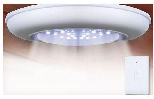 As Seen On Tv Wireless Ceiling Wall Led, Battery Operated Ceiling Light With Wall Switch