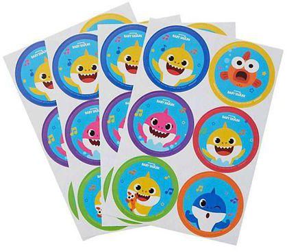 Party Centre Baby Shark Stickers - Pack of 24