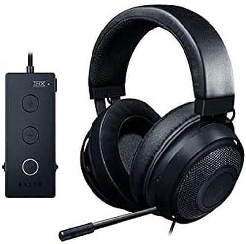 Razer Kraken Tournament Edition:Thx Spatial Audio,Full Audio Control,Cooling Gel-Infused Ear Cushions,Gaming Headset Works With Pc, Ps4, Xbox One, Switch, & Mobile Devices - Black, Rz04-02051000-R3M1