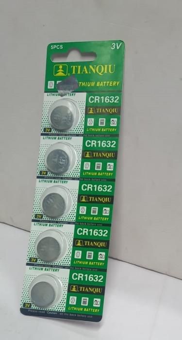 Tianqiu CR1632 Battery 3V Lithium Coin Cell 