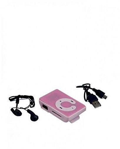 Generic Digital Multi-Functional Rechargeable Music Player (MP3) - Pink