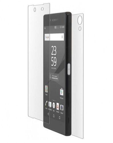 Generic Front & Back Tempered Glass Screen Protector for Sony Z1 - Clear