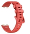 Silicone Sport Smart Watch Band Replacement Strap For Huawei / Honor Band 8 (Red)