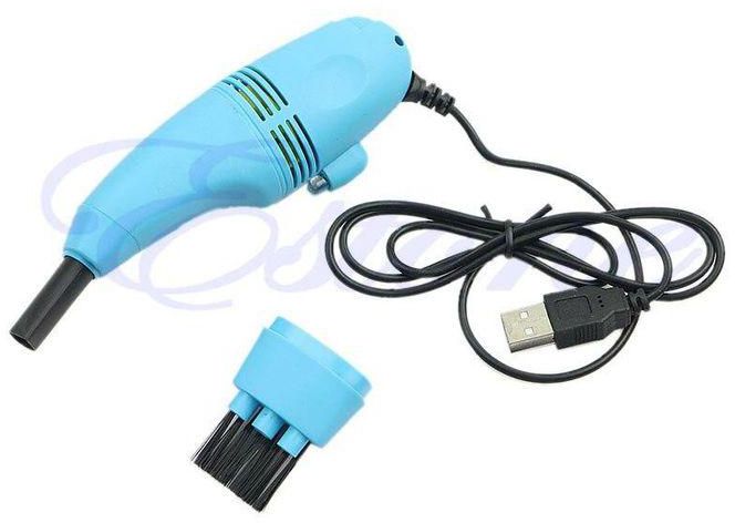 USB Gadgets Computer Vacuum Mini USB Keyboard Cleaner Laptop Brush Dust Cleaning Kit