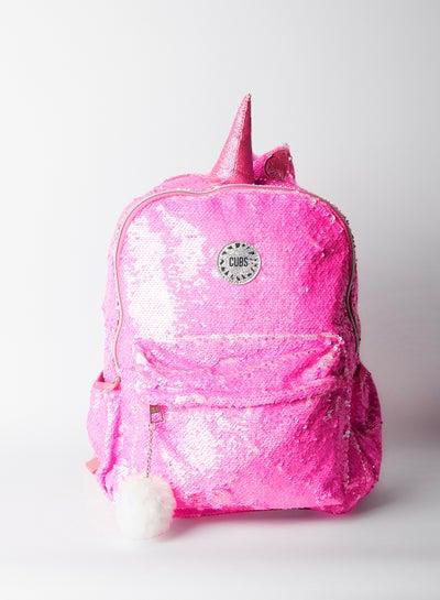 Sequin Embellished Backpack Pink